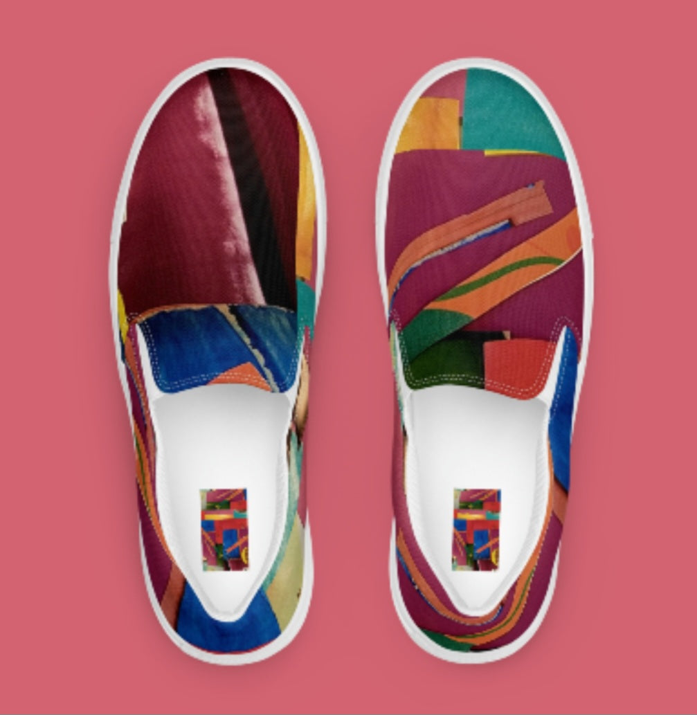 "BOLD & BEAUTIFUL" Women’s Slip-On Canvas Shoe