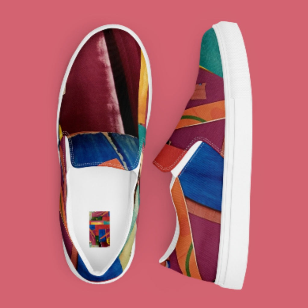 "BOLD & BEAUTIFUL" Women’s Slip-On Canvas Shoe