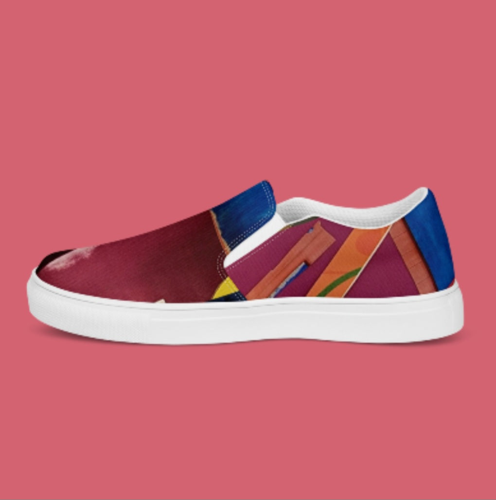 "BOLD & BEAUTIFUL" Women’s Slip-On Canvas Shoe