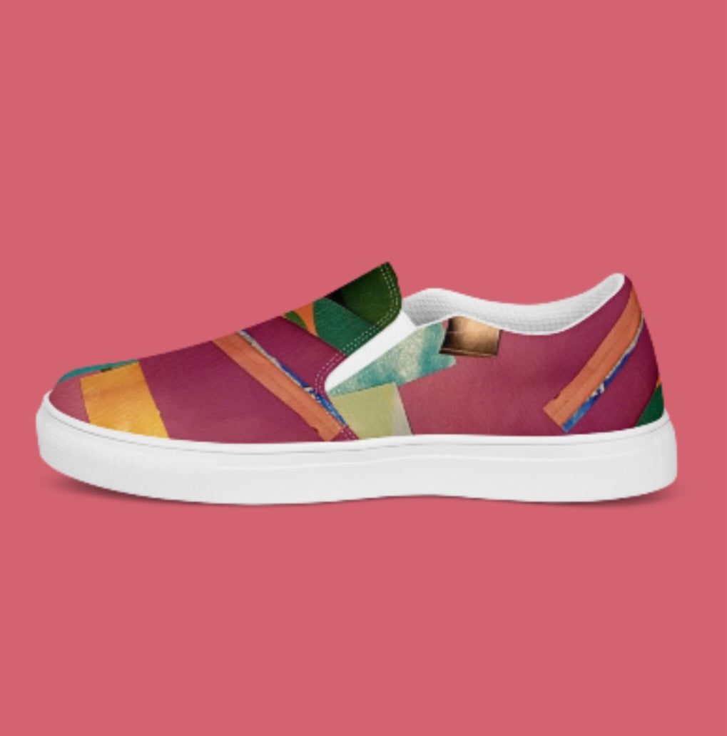 "BOLD & BEAUTIFUL" Women’s Slip-On Canvas Shoe