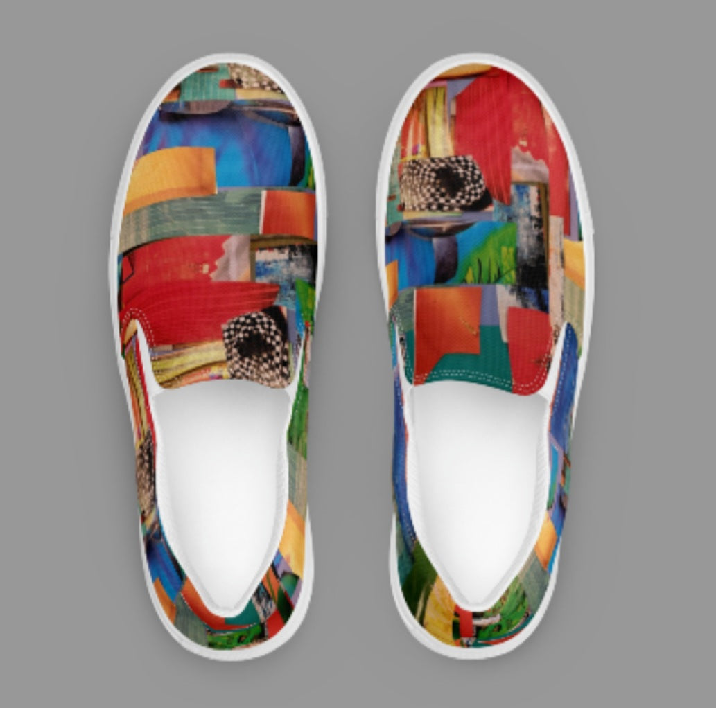 "COLORFILLED" Women’s Slip-On Canvas Shoe