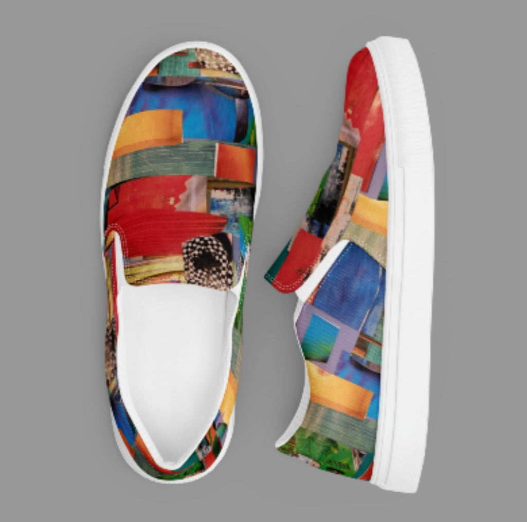 "COLORFILLED" Women’s Slip-On Canvas Shoe