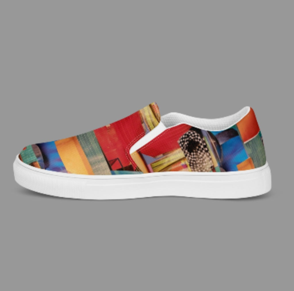 "COLORFILLED" Women’s Slip-On Canvas Shoe