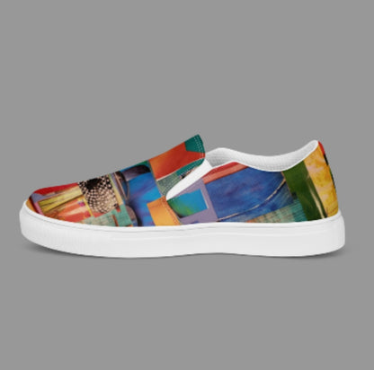 "COLORFILLED" Women’s Slip-On Canvas Shoe