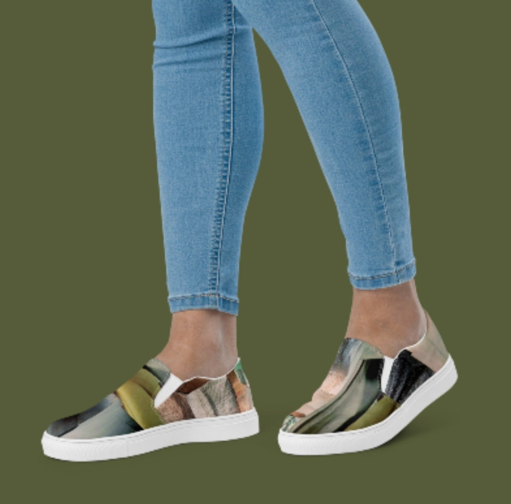 "FOREST" Women’s Slip-On Canvas Shoe