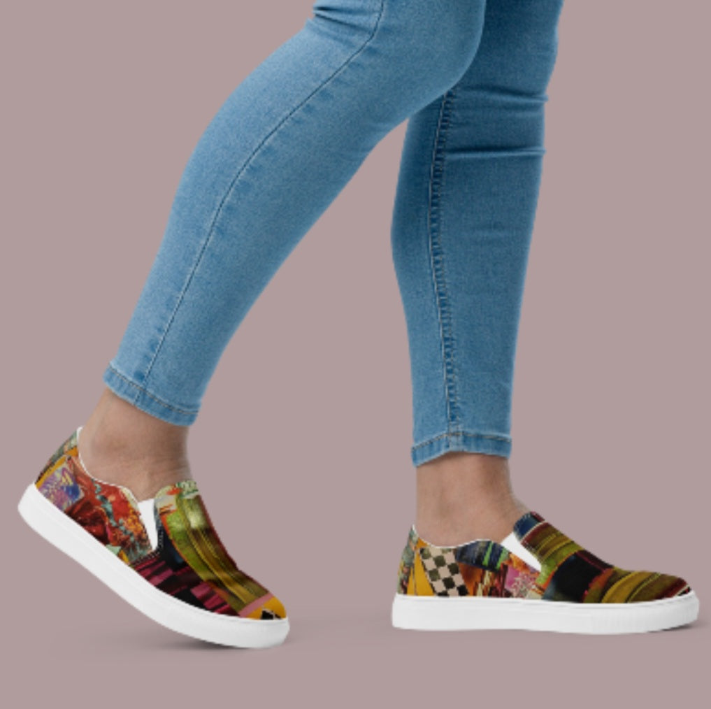 "TURN UP THE VOLUME" Women’s Slip-On Canvas Shoe