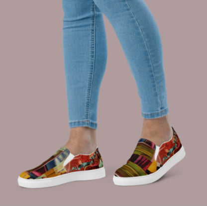 "TURN UP THE VOLUME" Women’s Slip-On Canvas Shoe