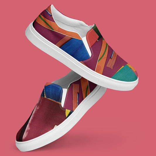 "BOLD & BEAUTIFUL" Women’s Slip-On Canvas Shoe